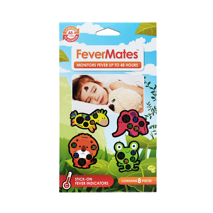 Fevermates Stick On Thermometers Temperature Indicator