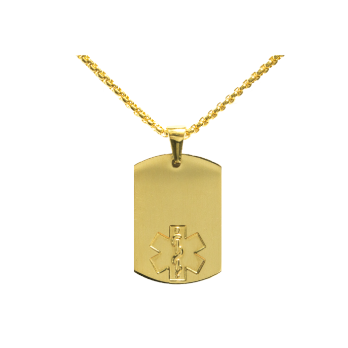 custom gold dog tag necklaces