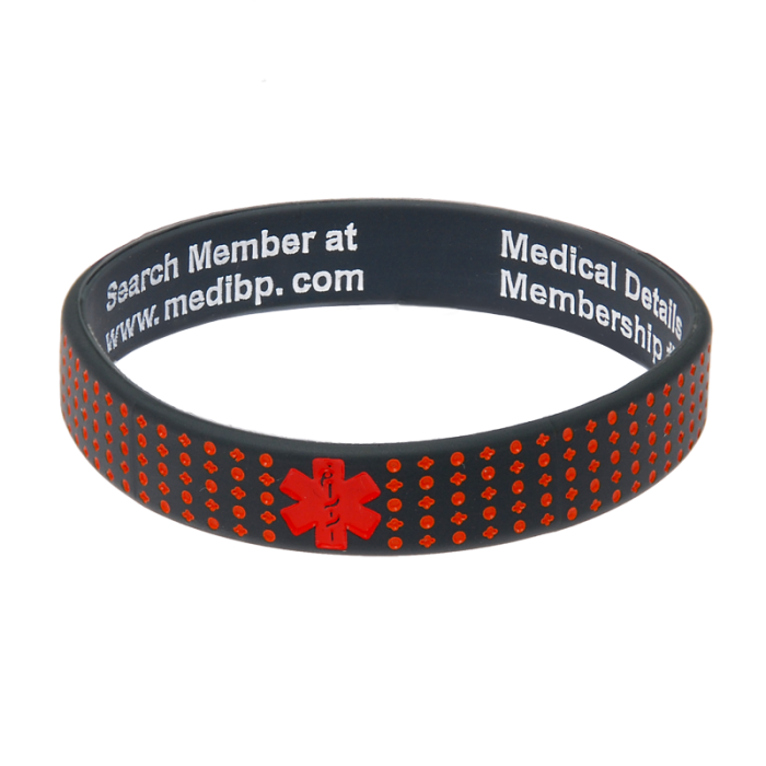 Dots Mediband Reversible Write On Medical Bracelet