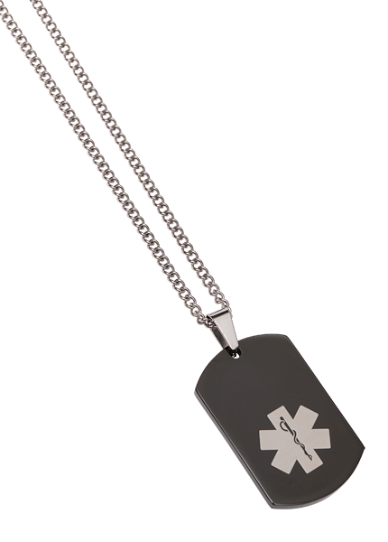 Onyx Dog Tag