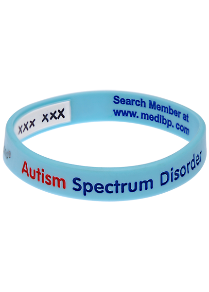 Autism - Reversible Write On Medical Bracelet