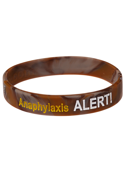 Anaphylaxis Alert Camouflage Medical ID Bracelet