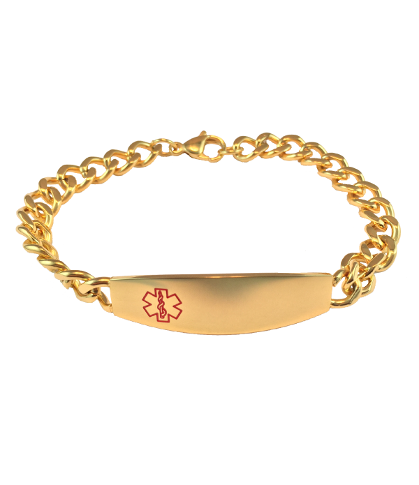 Gold Curve Bracelet