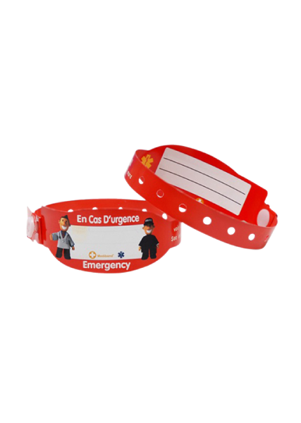 Kids Travel Wristbands French