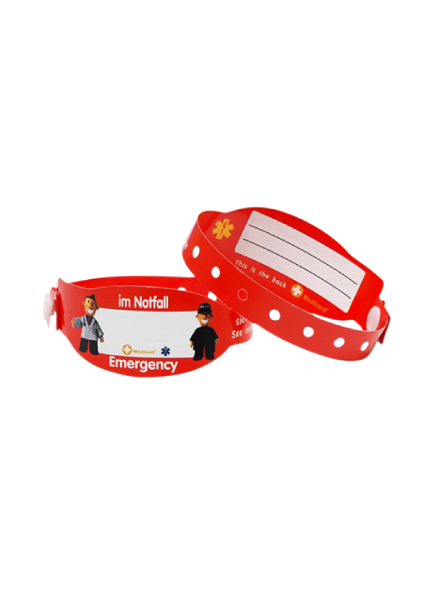 Kids Travel Wristbands - German