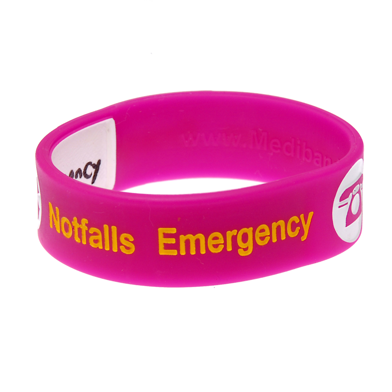 Kid's Write On Travel ID Bracelet - Rose