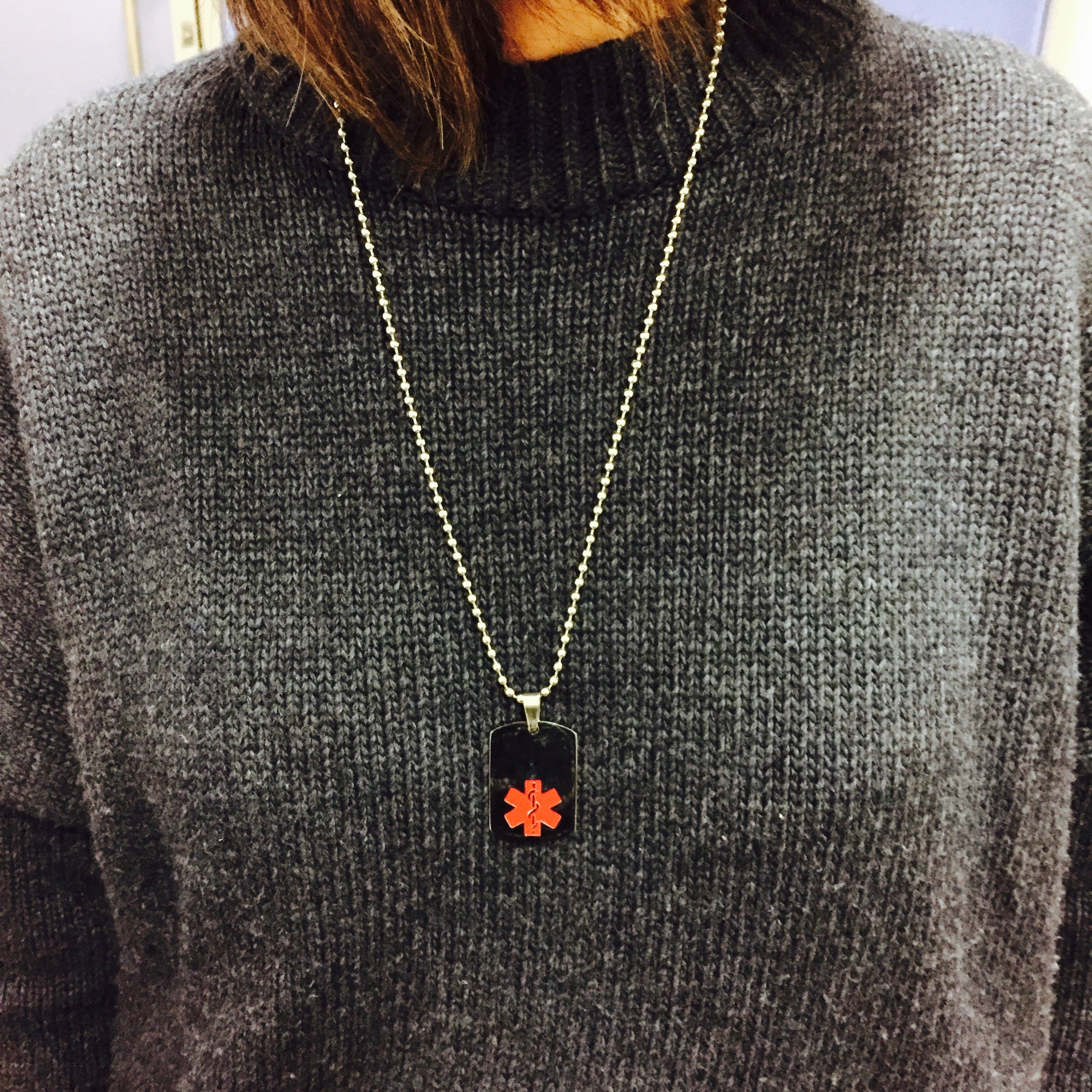 medical id, medical necklace, emergency id