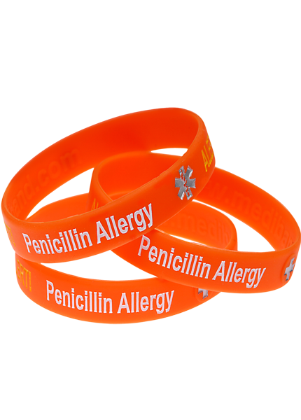 Penicillin allergy alert bracelet — protect every member of your family