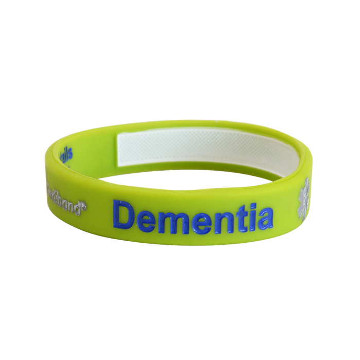 Dementia medical alert wristband — identification for dementia patients — Mediband