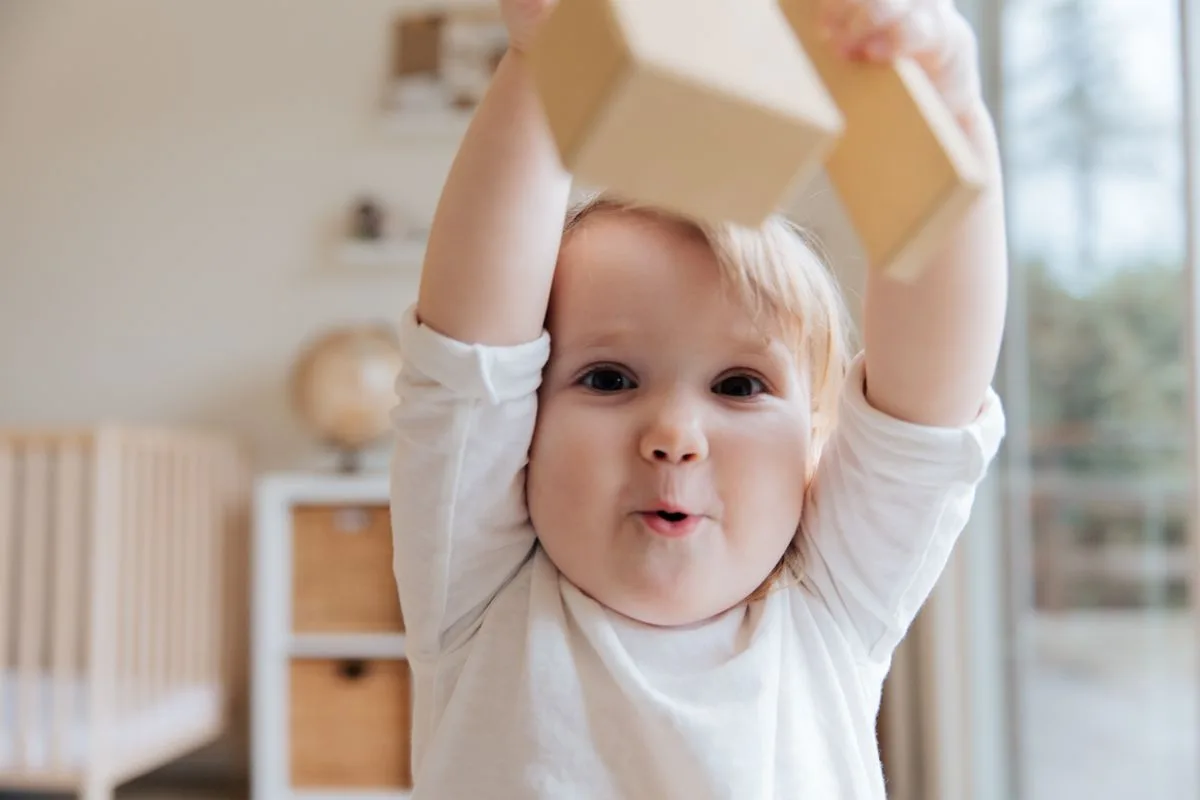 Healthy baby with parent representing strong start in life