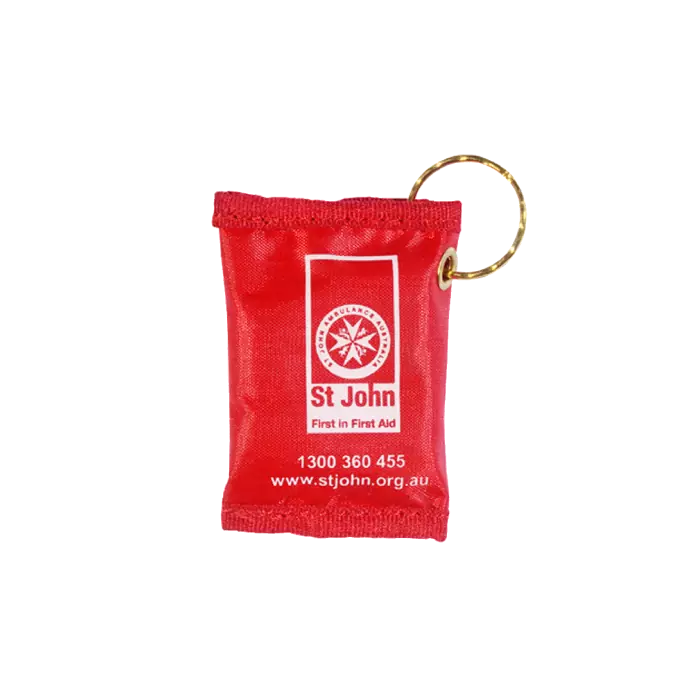 emergency, face shield, cpr, CPR, keyring, st john, first aid, medical, doctors 