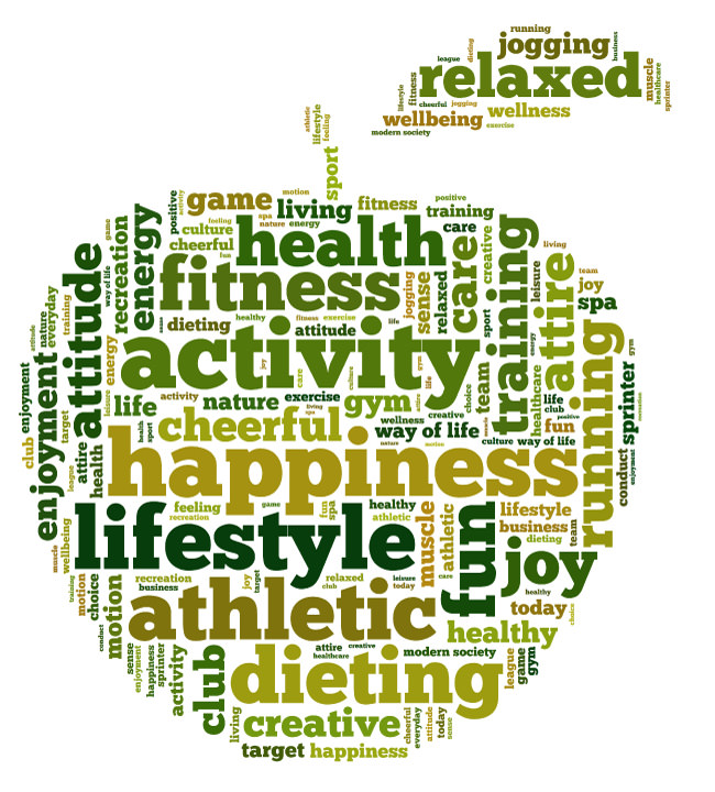 Green apple and stethoscope representing everyday health habits for a longer life