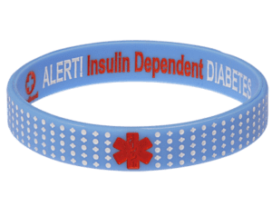 diabetes wristband, diabetes, wristband, medical id